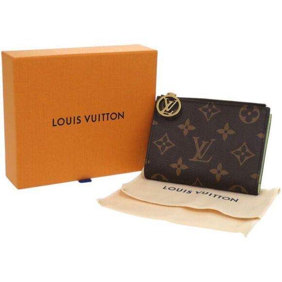 Louis Vuitton Portefeuille Lisa Monogram M82382 Monogram Canvas Brown LV Bifold - Picture 2 of 10